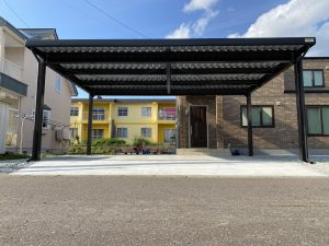 既存土間を生かした余裕のあるサイズ！